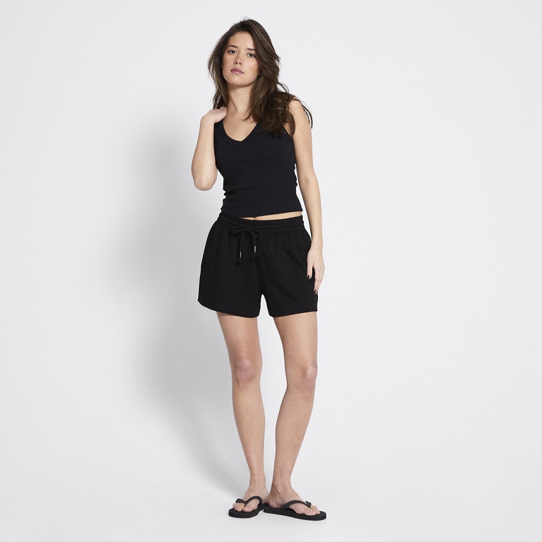 Soft lounge shorts "Adelia" Black